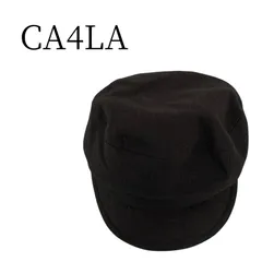 ★美品 CA4LA カシラ ブラック キャスケット・ハンチング HMR085-27