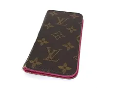 LOUIS VUITTON ルイヴィトン モノグラム フォリオ  iPhone 6対応 アイフォンケース スマホケース 手帳型 レディース ブラウン系 DG9223