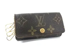 LOUIS VUITTON ルイヴィトン  M62631 モノグラム ミュルティクレ4 4連キーケース 鍵入れ レディース メンズ ブラウン系 DI4562