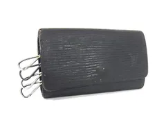 LOUIS VUITTON ルイヴィトン M63822 エピ ミュルティクレ4 4連 キーケース 鍵入れ メンズ  レディース ノワール ブラック系 DI6411