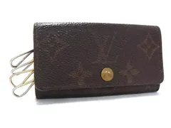 LOUIS VUITTON ルイヴィトン M62631 モノグラム ミュルティクレ4 4連 キーケース 鍵入れ ブラウン系 DI6591