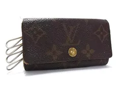 LOUIS VUITTON ルイヴィトン M62631 モノグラム ミュルティクレ4 4連 キーケース 鍵入れ メンズ レディース ブラウン系 DJ3003