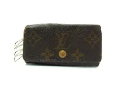 LOUIS VUITTON ルイヴィトン M69517 モノグラム ミュルティクレ4 4連キーケース 鍵入れ レディース メンズ ブラウン系 DJ6599