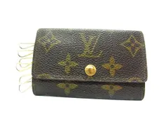 LOUIS VUITTON ルイヴィトン M62630 モノグラム ミュルティクレ6 6連 キーケース 鍵入れ レディース メンズ ブラウン系 DJ6596