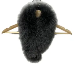 SAGAFURS(サガファー) マフラー美品  - ダークグレー ティペット ファー