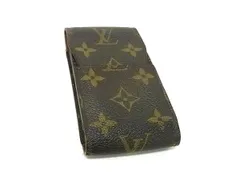 LOUIS VUITTON ルイヴィトン M63024 モノグラム エテュイ シガレットケース 煙草ケース マルチケース 小物入れ ブラウン系 DJ0652
