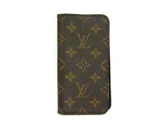 LOUIS VUITTON ルイヴィトン M63400 モノグラム フォリオ iPhone7plus/8plus 対応 手帳型 アイフォン スマホケースブラウン系 DH8132