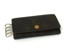 LOUIS VUITTON ルイヴィトン M62631 モノグラム ミュルティクレ4 4連 キーケース 鍵入れ レディース メンズ ブラウン系 DK3049