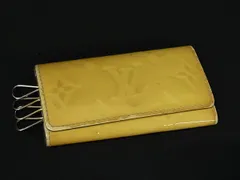 LOUIS VUITTON ヴィトン M90147 モノグラムヴェルニ ミュルティクレ4 4連 キーケース 鍵入れ レディース イエロー系 DK3803
