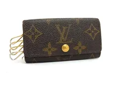 LOUIS VUITTON ルイヴィトン M62631 モノグラム ミュルティクレ4 4連 キーケース 鍵入れ レディース メンズ ブラウン系 DK3828