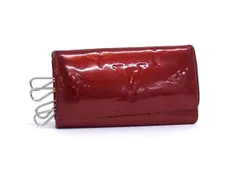 LOUIS VUITTON ルイヴィトン M91976 モノグラムヴェルニ ミュルティクレ4 4連 キーケース 鍵入れ レッド系 DK4908