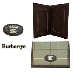 Burberrys バーバリー　ヴィンテージ　カードケース　パスケース　ノバチェック　バーバリークラシックチェック　ホースロゴ