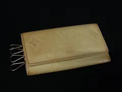 LOUIS VUITTON ルイヴィトン M91360 モノグラムヴェルニ ミュルティクレ4 4連 キーケース 鍵入れ ペルル クリーム系 DK7721