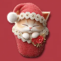 パネル生地　新柄　可愛い猫8柄 Y