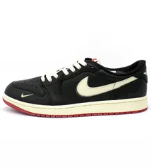 ナイキ NIKE × ナイジェルシルベスター Nigel Sylvester 【 AIR JORDAN 1 RETRO LOW OG IB8958 001 】 エアジョーダン1 レトロ ロー オージー ベター ウィズ タイム スニーカー　h6314