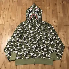 ★ZOZO限定★ XL ZOZO COLOR CAMO Separate shark full zip hoodie a bathing ape BAPE camo エイプ ベイプ シャーク パーカー sa8775