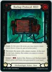 Cold Foil/Flesh and Blood/英語版/バックアップ手順:RED/Backup Protocol: RED (赤)/プロモ/GEM073/FaB/フレッシュ&ブラッド