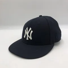 【中古品】NEW ERA ニューエラ × KITH キス 別注 コラボ MLB New York Yankees 59FIFTY CAP ニューヨークヤンキース フィフティーナインフィフティ キャップ 帽子 【185-251119-ks-04-tei】