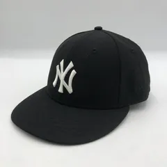 【中古品】NEW ERA ニューエラ × KITH キス 別注 コラボ MLB New York Yankees 59FIFTY CAP ニューヨークヤンキース フィフティーナインフィフティ キャップ 帽子 【185-251119-ks-06-tei】