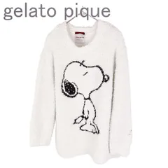 gelato pique ジェラートピケ PEANUTS スヌーピー ジャガード プルオーバー モコモコ ルームウェア