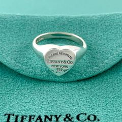 ティファニー ウェーブ シングルロウ プラチナ ダイヤモンド リング