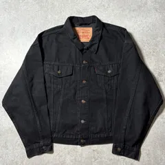 1990s LEVI'S 70598 Black Denim Jacket 