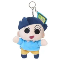 クレヨンしんちゃん マスコット 刺繍チャームつきぬいぐるみKR 風間くん エスケイジャパン プレゼント アニメキャラクター グッズ 