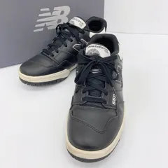 New Balance COMME des GARCONS HOMME ニューバランス コムデギャルソンオム BB550CDH レザー 箱付き メンズ 26cm ブラック 靴 DF17372■