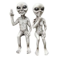エイリアン フィギュア 2体セット 座りポーズ - メルカリ