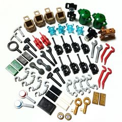 레고 정규품 중고 수갑 트랜시버 경찰견 카메라 열쇠 노트북 잉곳 돈 다이나마이트 쓰레기통 크리스탈 등 도둑 소품 레고 블록[관리 번호:2516]