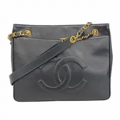シャネル(Chanel) シャネル ショルダーバッグ チェーンショルダー ラムスキン ブラック レディース P1731565