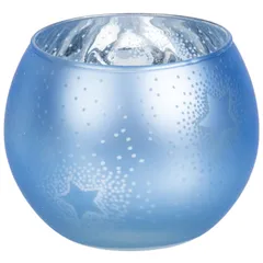 キャンドルスタンド ガラス 燭台 キャンドル立て ろうそく立て アロマキャンドル ビンテージ キャンドルホルダー キャンドルカップ キャンドルグラス ボールカップ NUOLUX 結婚式・パーティー・記念 キャンドルスタンドホルダー（ブルー）