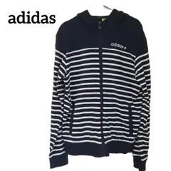 adidas Neo アディダスネオ ボーダー ジップアップ パーカー