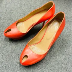 KT Sergio Rossi セルジオロッシ オープントゥパンプス ピンク　36 1/2 23.5