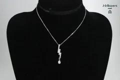 Ac2473 スワロフスキー Swarovski 稲妻 ネックレス 3連ライン