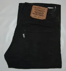 送料無料! USED Levis リーバイス 512 カラーパンツ BLACK系 W29　C-54