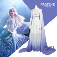 精霊エルサ コスプレドレス 白と紫のグラデーション - メルカリ