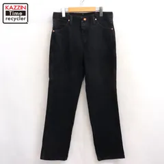 00s Wrangler ブラック デニムパンツ メンズ 表記31×30サイズ