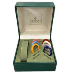 186000 GUCCI グッチ チェンジベゼル　リングセット(時計無し)