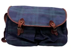 POLO RALPH LAUREN ポロ ラルフローレン チェック ショルダー バッグ 紺x緑 ■■ レディース