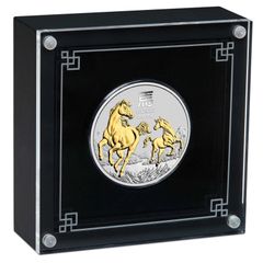 限定500枚】ペガサス銀貨1oz☆金×ブラック仕様☆証明書付☆希少282番