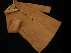 URBAN RESEARCH DOORS アーバンリサーチドアーズ フェイクムートン フェイクファー フード コート sizeONE/キャメル ◆■ レディース