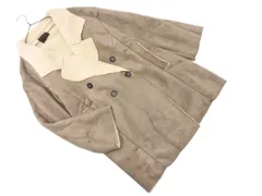 KBF ケービーエフ アーバンリサーチ フェイクムートン 裏ボア コート sizeF/グレージュ ◆■ レディース