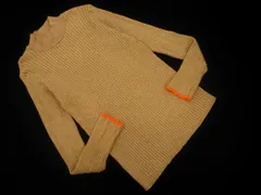 Discoat ディスコート リブ ニット セーター sizeM/ベージュ ◇■ レディース