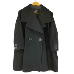 【美品】LIMI feu　春ダブル ジャケット　デカボタン　黒　コットン ギャバ 美品】LIMI feu 春ダブル ジャケット デカボタン 黒 コットン ギャバ