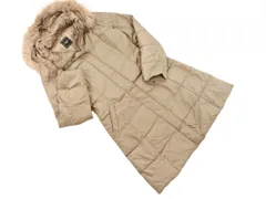 Swingle スウィングル フォックスファー ダウン コート sizeS/ベージュ ◆■ レディース