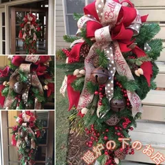 クリスマスリース 60cm 90cm クリスマス スワッグ 大きい オーナメント ナチュラル リース ドア 玄関 庭園 部屋 壁飾り ガーランド051525