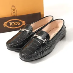未使用保管品ꕥトッズ クロコ型押し ローファー 革靴 レディース 24.0cm 2025年最新】Tod's レディース ローファー・革靴の人気アイテム - メルカリ