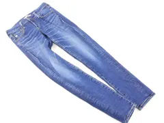 SOMETHING サムシング エドウィン スキニー デニムパンツ sizeXS/青 ■■ レディース