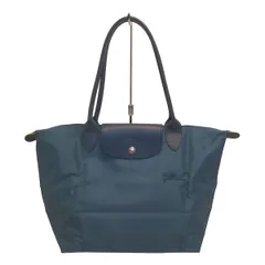 LONGCHAMP(ロンシャン) ショルダーバッグ ル・プリアージュネオ ライトブルー 折りたたみ レザー